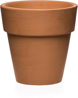 Baker Ross AR459 Terracotta Flower Pots-Pack of 4, Ceramic Planters for Kids to Paint, Decorate and for STEM Learning Activities, 4 Count (Pack of 1)