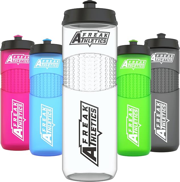 Freak Athletics Water Bottle - Premium BPA Free Sports Bottle 750ml (Clear Transparent)