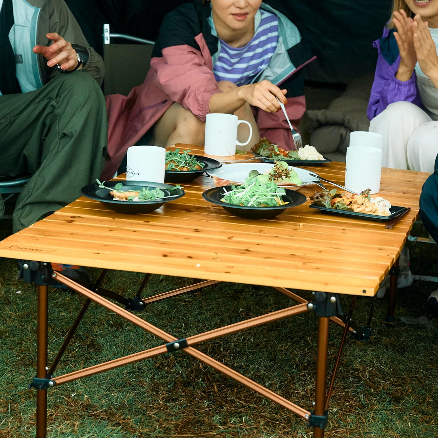 Amazon | コールマン（Coleman）ナチュラルウッドロールテーブル  