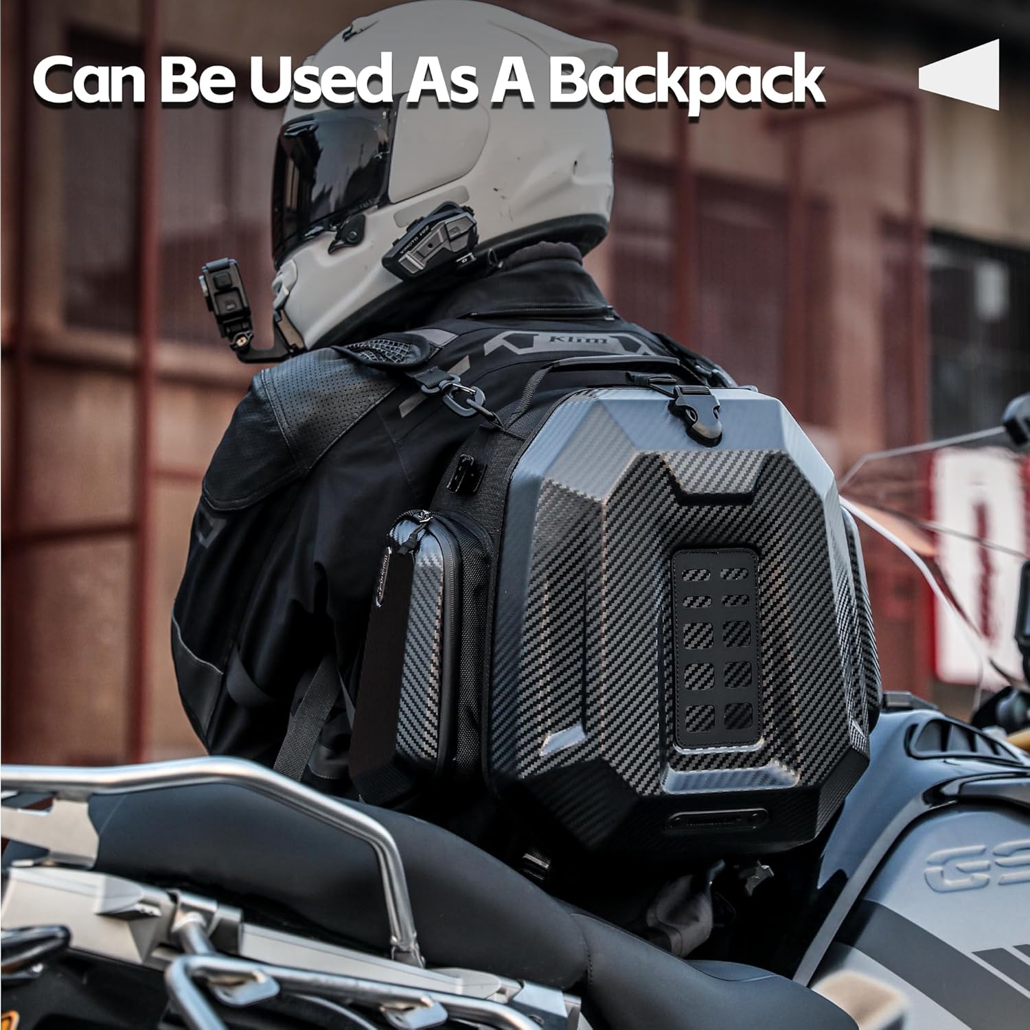 Rhinowalk Motorcycle Tail Bag Travel Luggage Expandable Motorcycle Helmet Bag 23L-35L Waterproof All Weather/Trunk/Rack Bag with Sissy Bar Straps-New Upgrade - Image 7