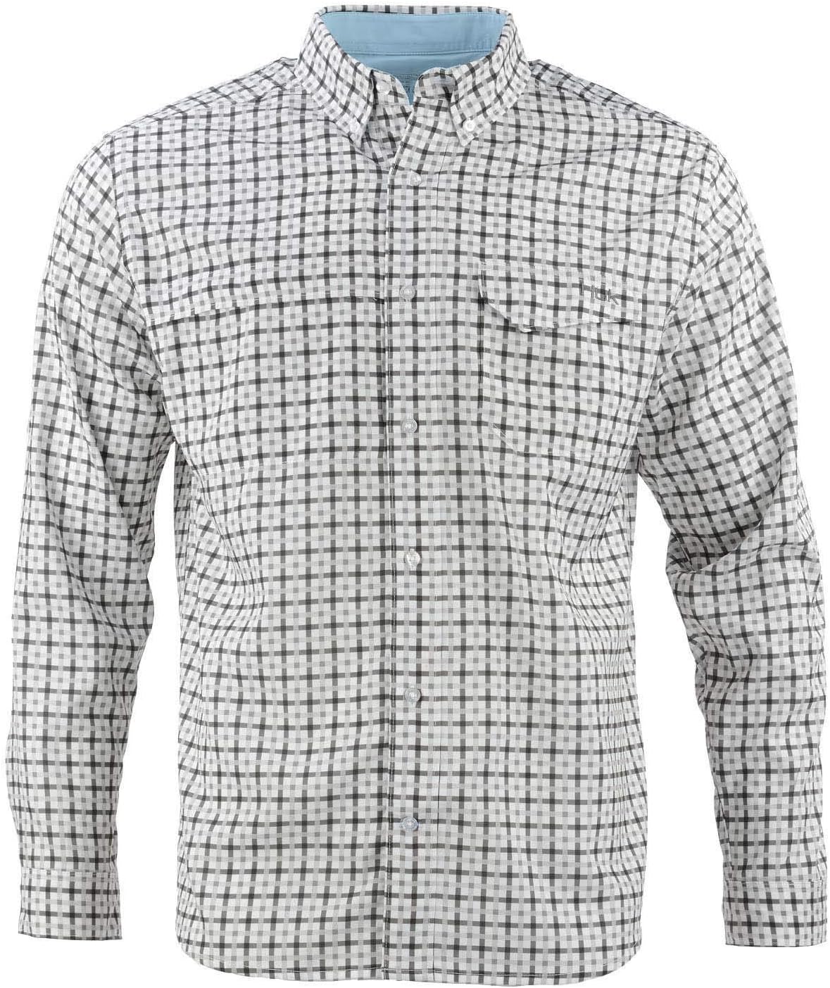 Huk Men's Tide Point Woven Plaid Long Sleeve Shirt