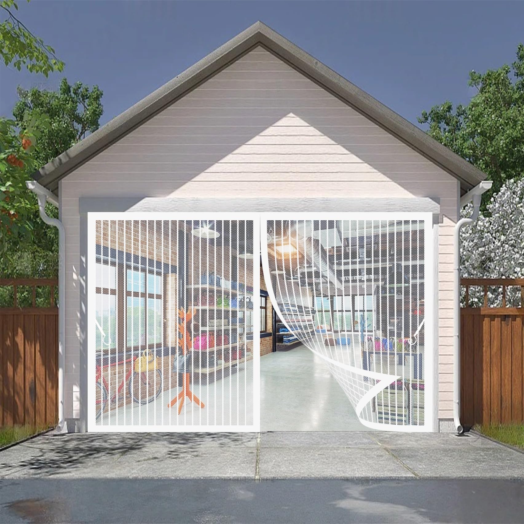 Moustiquaire porte 70x255 cm pour aérer la maison sans les insectes
