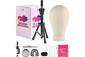 22 Inch Wig Stand with Head Included