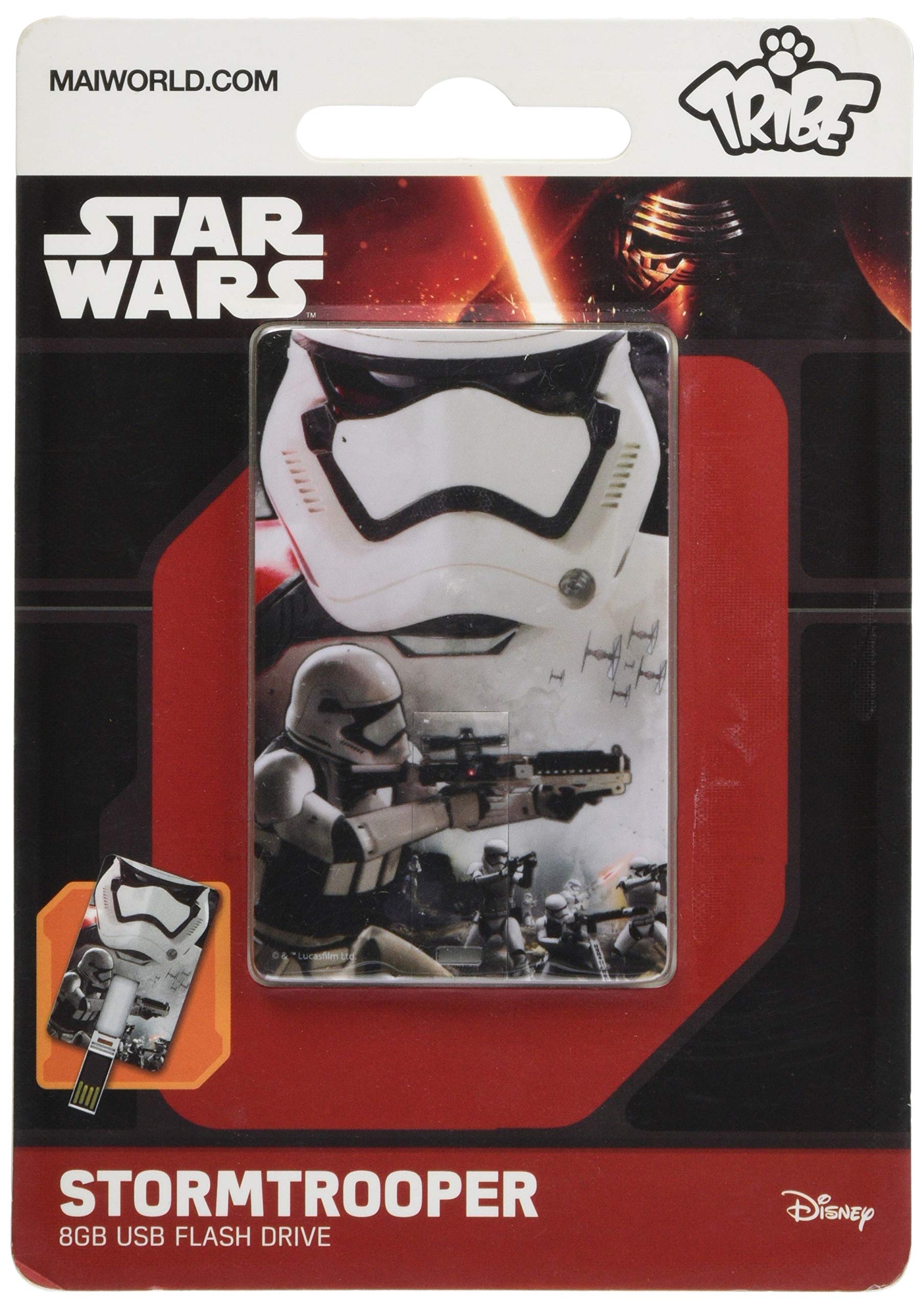 GreyStar Tribe Star Wars Stormtrooper Card Type USB Memory Drive Star Wars USB Card SW TFA KY-Loren FC030401