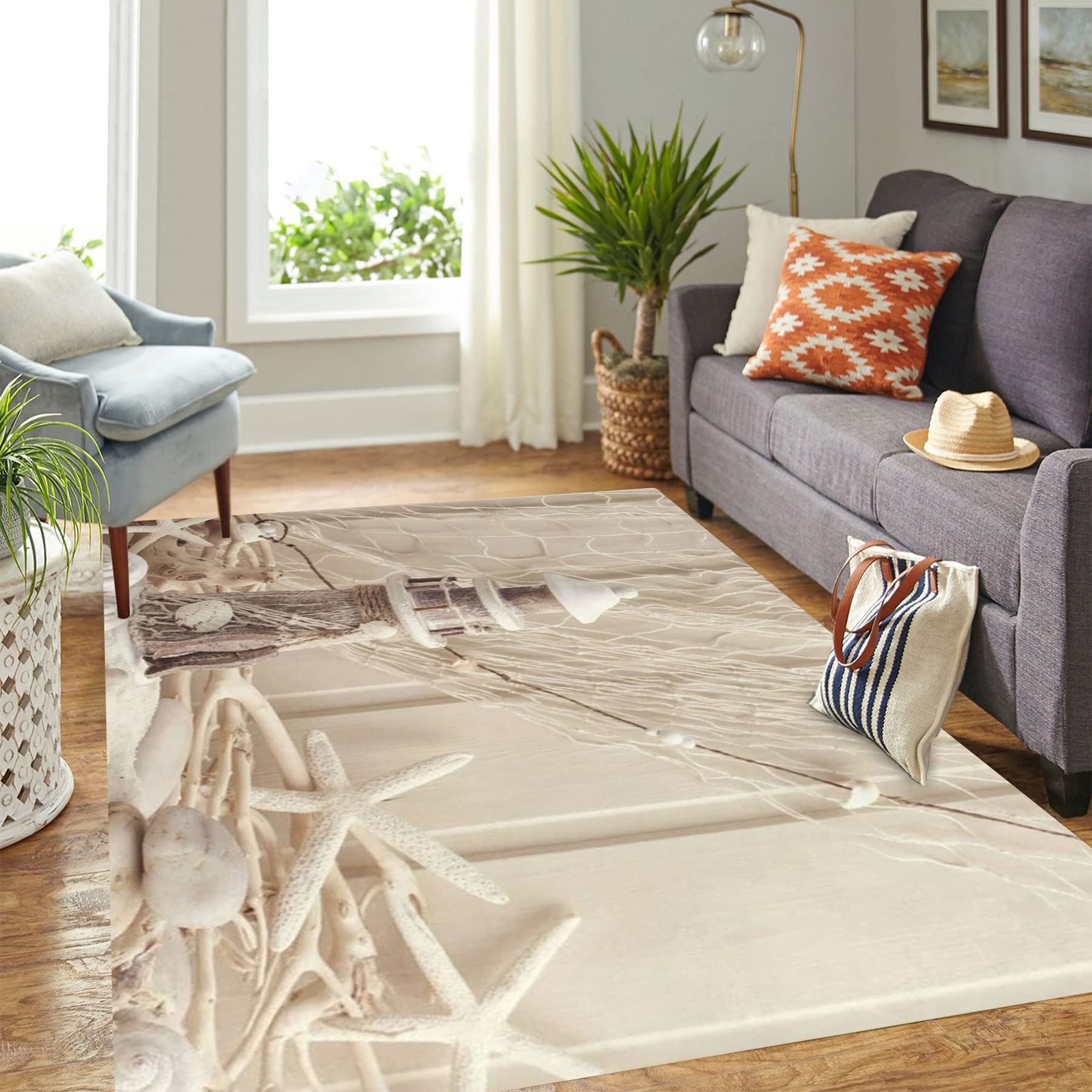 Beach Farmhouse Interior Rugs JONATHAN Y Chevron Modern Concentric