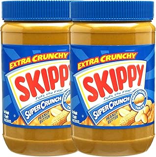 2 X Skippy Extra Crunchy Super Crunch Peanut Butter 1.13Kg