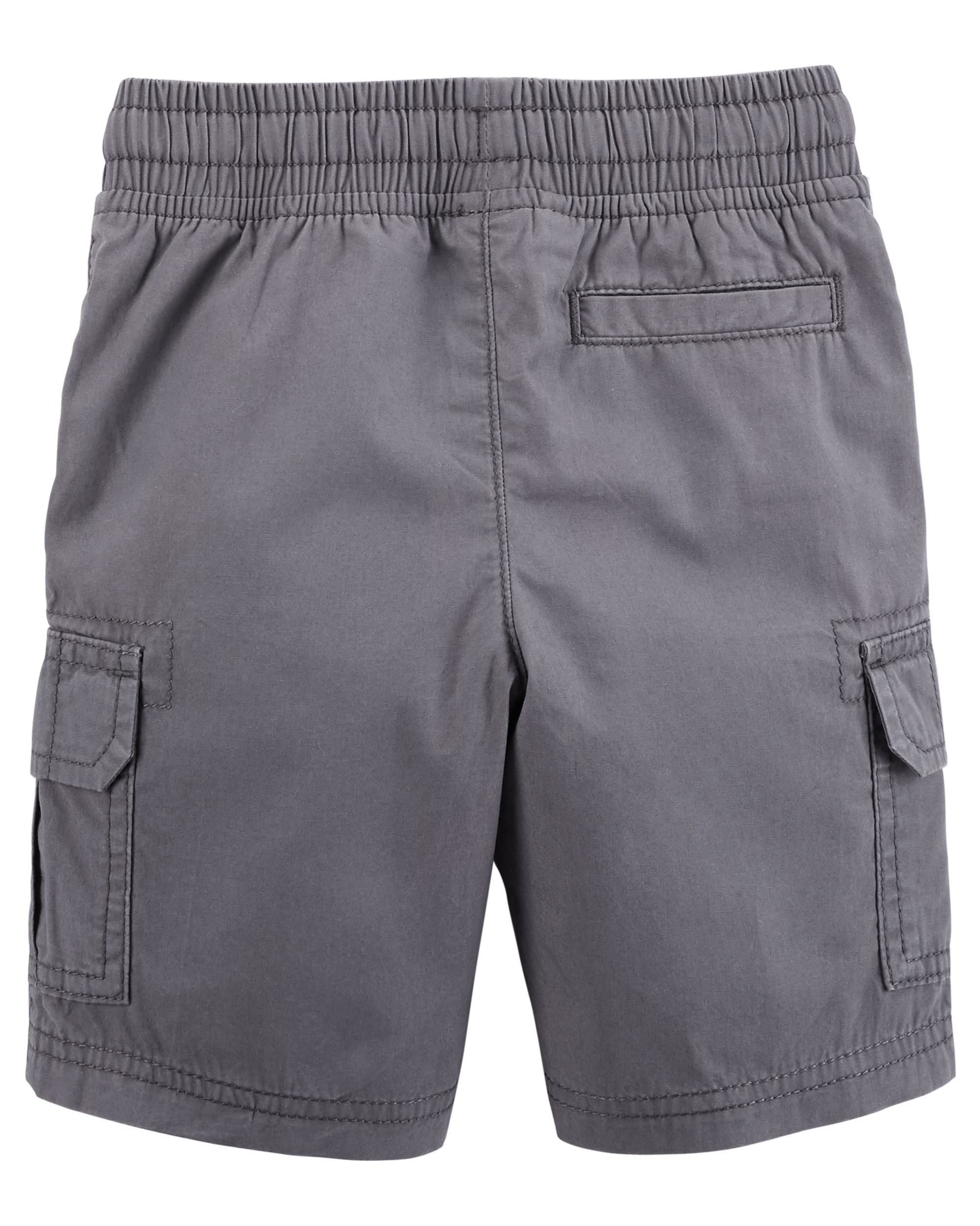 Carter's Boys' 2T-8 Pull On Cargo Shorts 2T