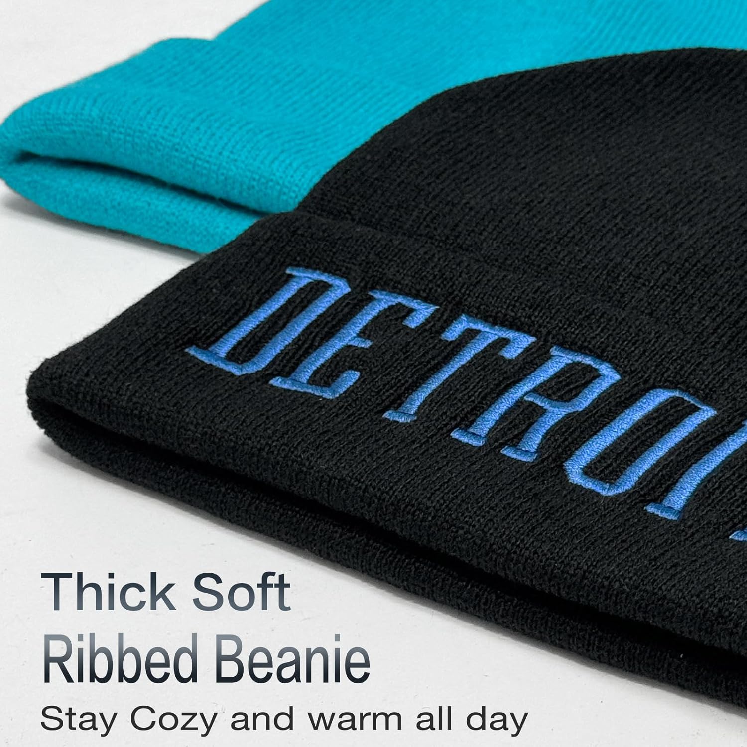 Winter Hat Cities Beanie for Men and Women Knit Cuffed Cap Perfect for Gifts - Image 2