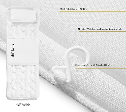 Miniatura 2 de ProCore Products Lujosa almohada de spa de cuerpo completo - Almohada de cuello de felpa - Cojín de asiento adicional para el máximo apoyo,