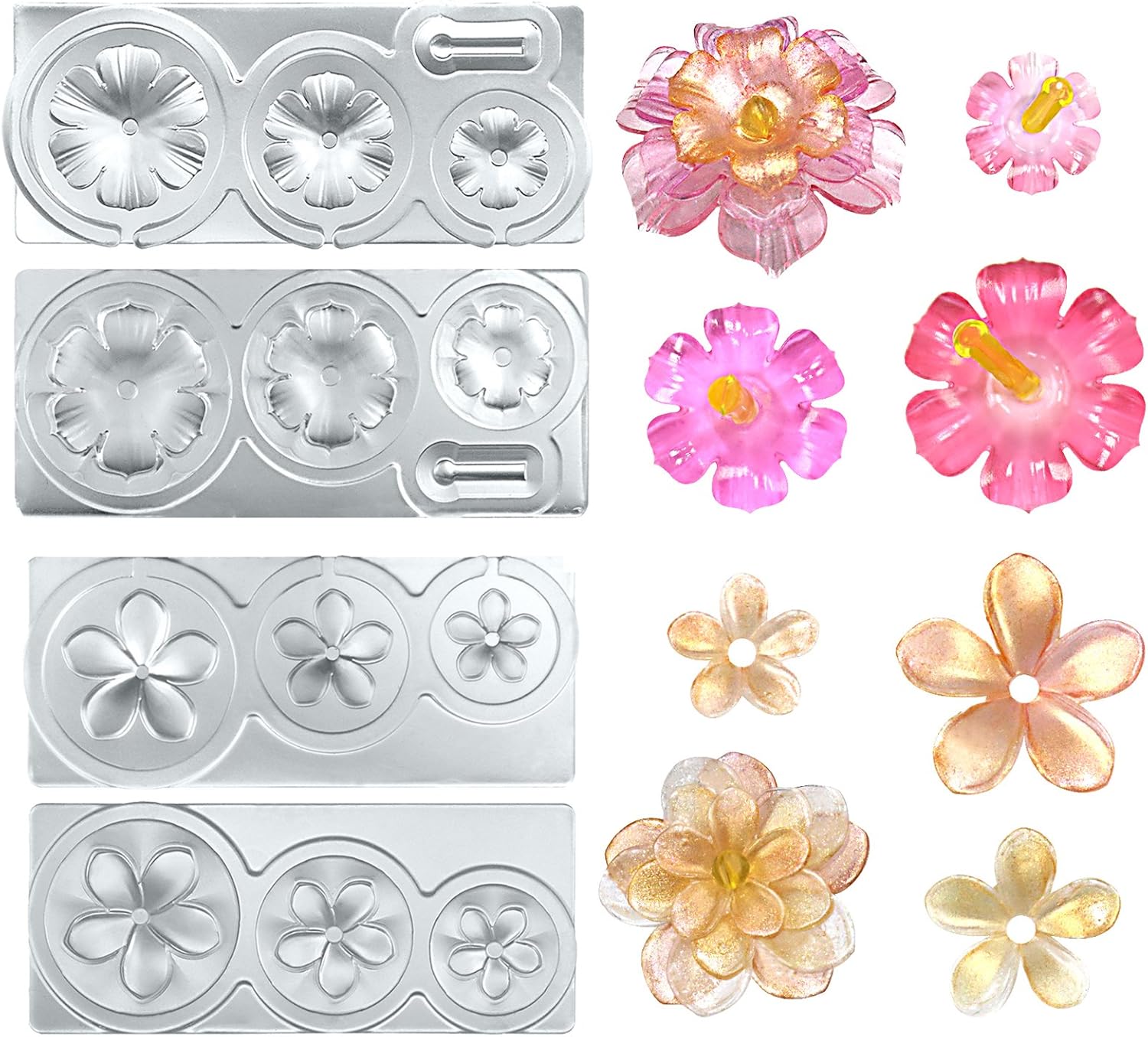 flower silicone mold for resin