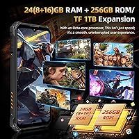 Vista 2 de OUKITEL WP23 Plus Smartphone resistente desbloqueado 2025-24GB+256GB teléfonos celulares, batería de 10600mAh, teléfono inteligente con pantalla