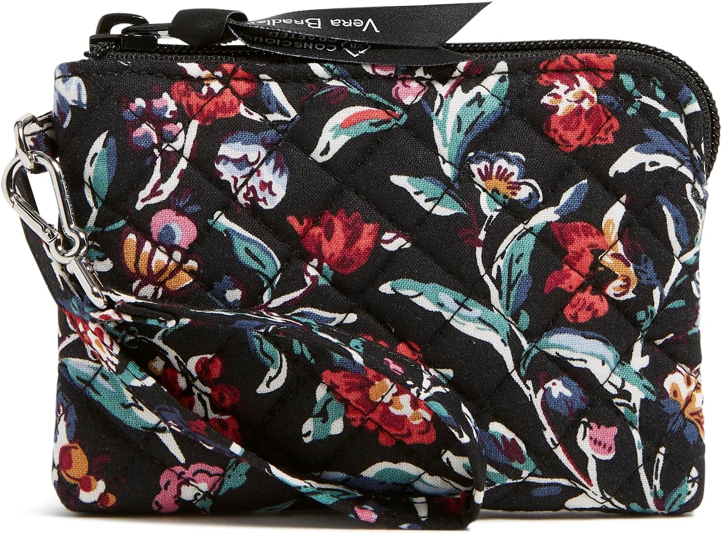 Cotton Clip & Zip Mini Pouch Wallet