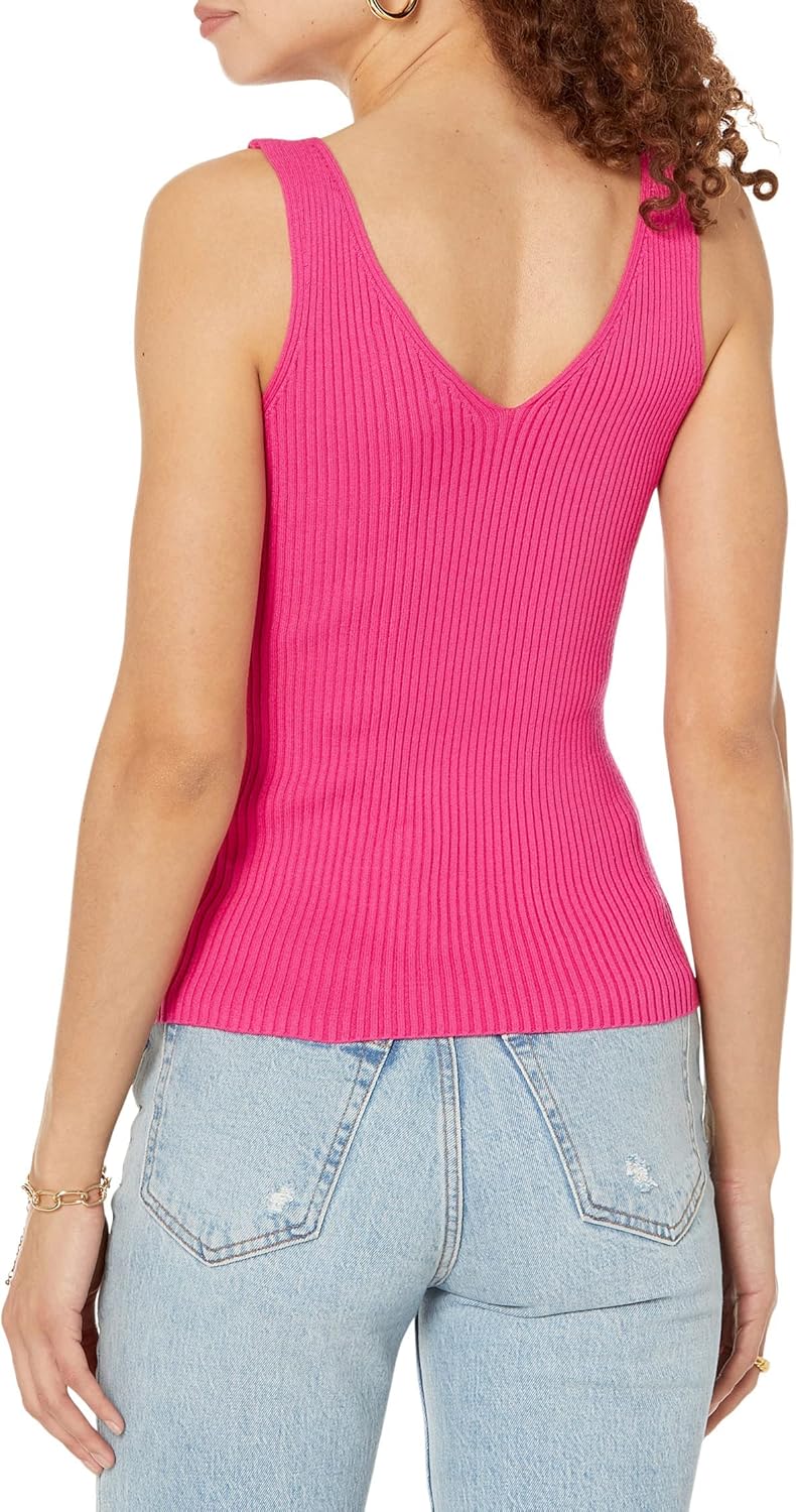 Paige Ribbed Sweater Tank - Image 2