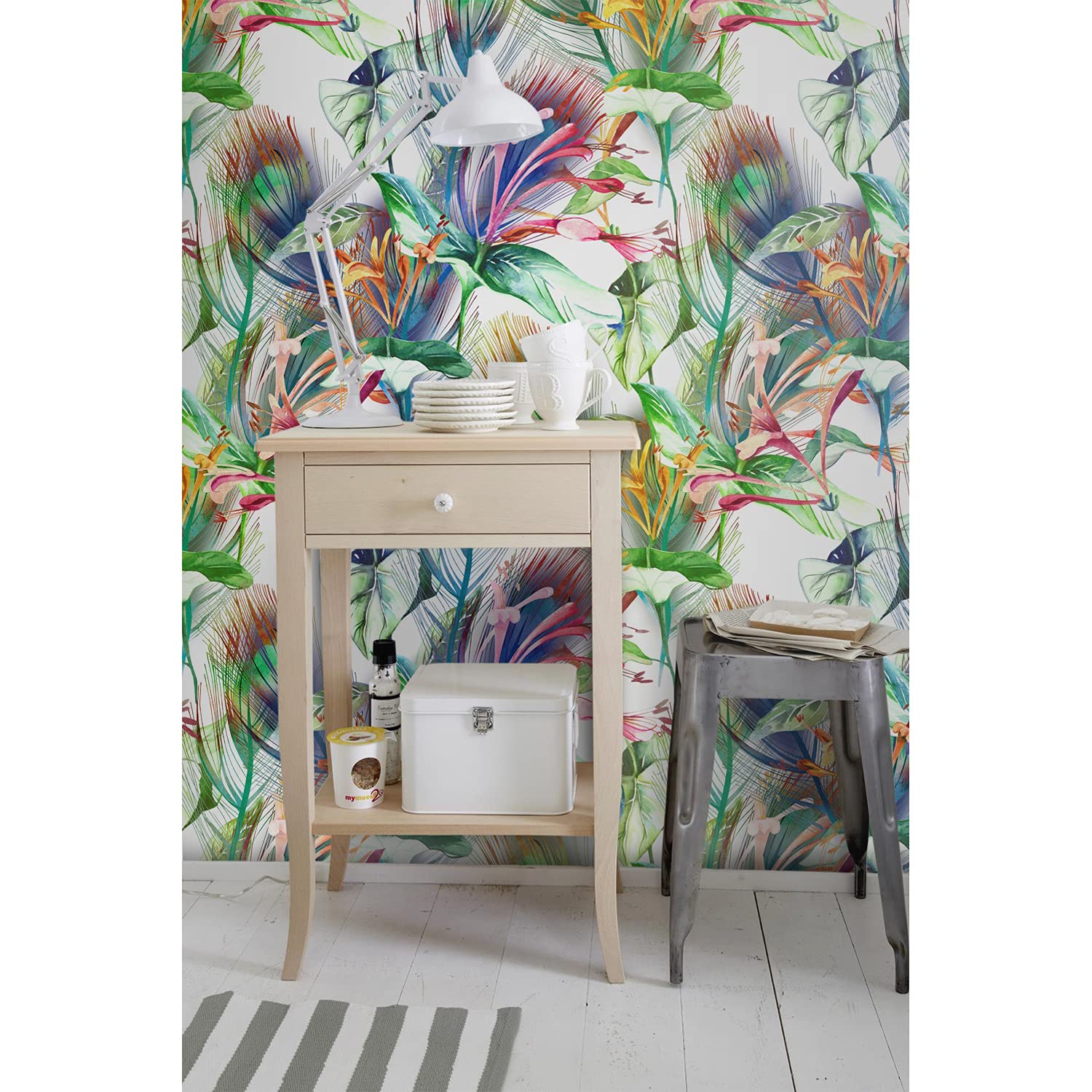 Papiers Peints Buisson Tropical 312x219cm Décoration Muraux Salon Muralo