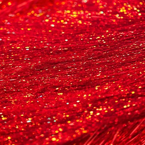 Miniatura 10 de Boao Guirnalda de flecos de oropel iridiscente de 10000 hebras para decoración de árbol de Navidad, suministros de fiesta de graduación, decoración