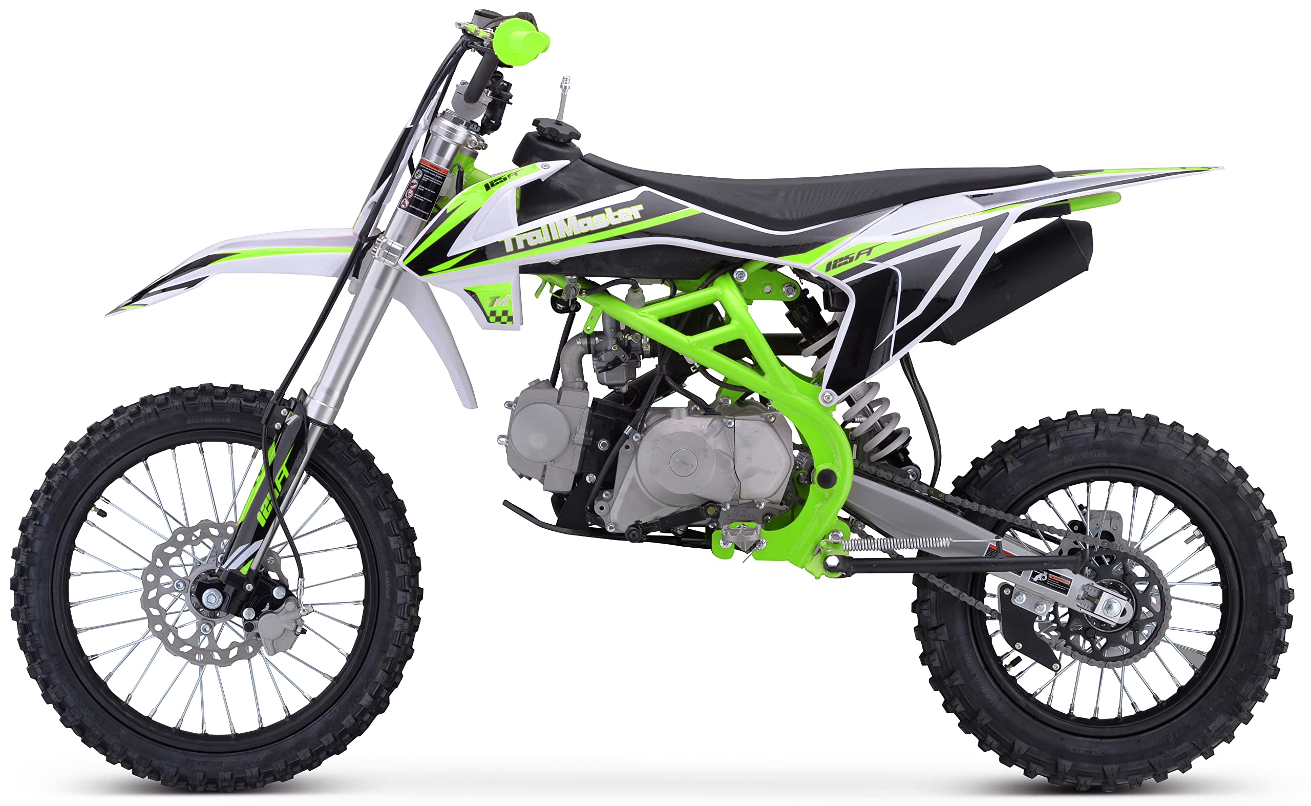 TM29 Dirt Bike Electric Start, Extended Frame, 17 inch Front tire, 33.5 seat Height Manual Trans