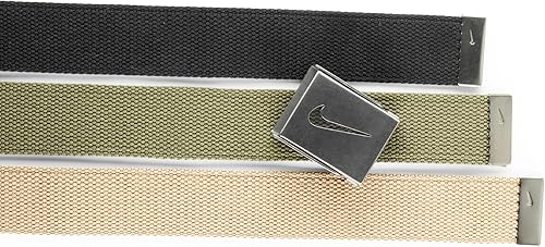 Miniatura 9 de Nike Paquete de 3 cinturones de tela de golf para hombre