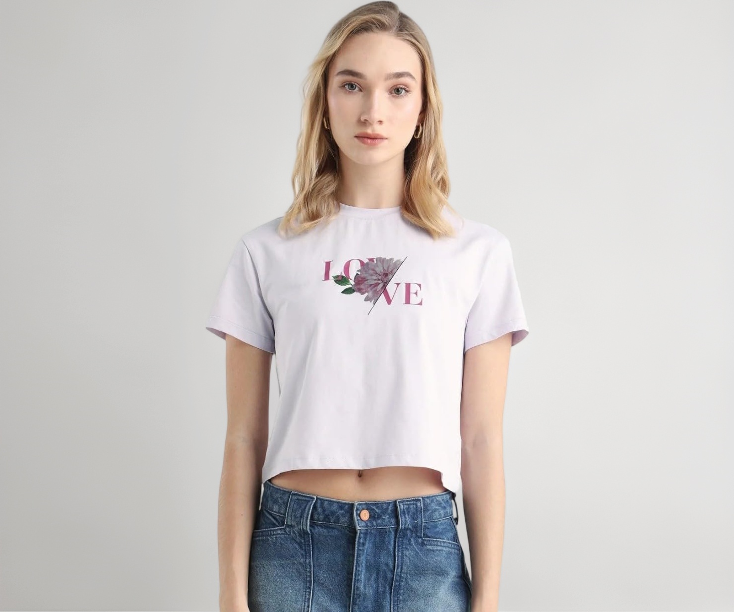 Image of RAREISM Regular FIT Graphic Print T-Shirt