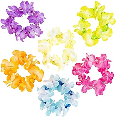 Fun Express - Beaded Lei Bracelet - Apparel Accessories - Luauwear - Misc Luauwear - 12 Pieces