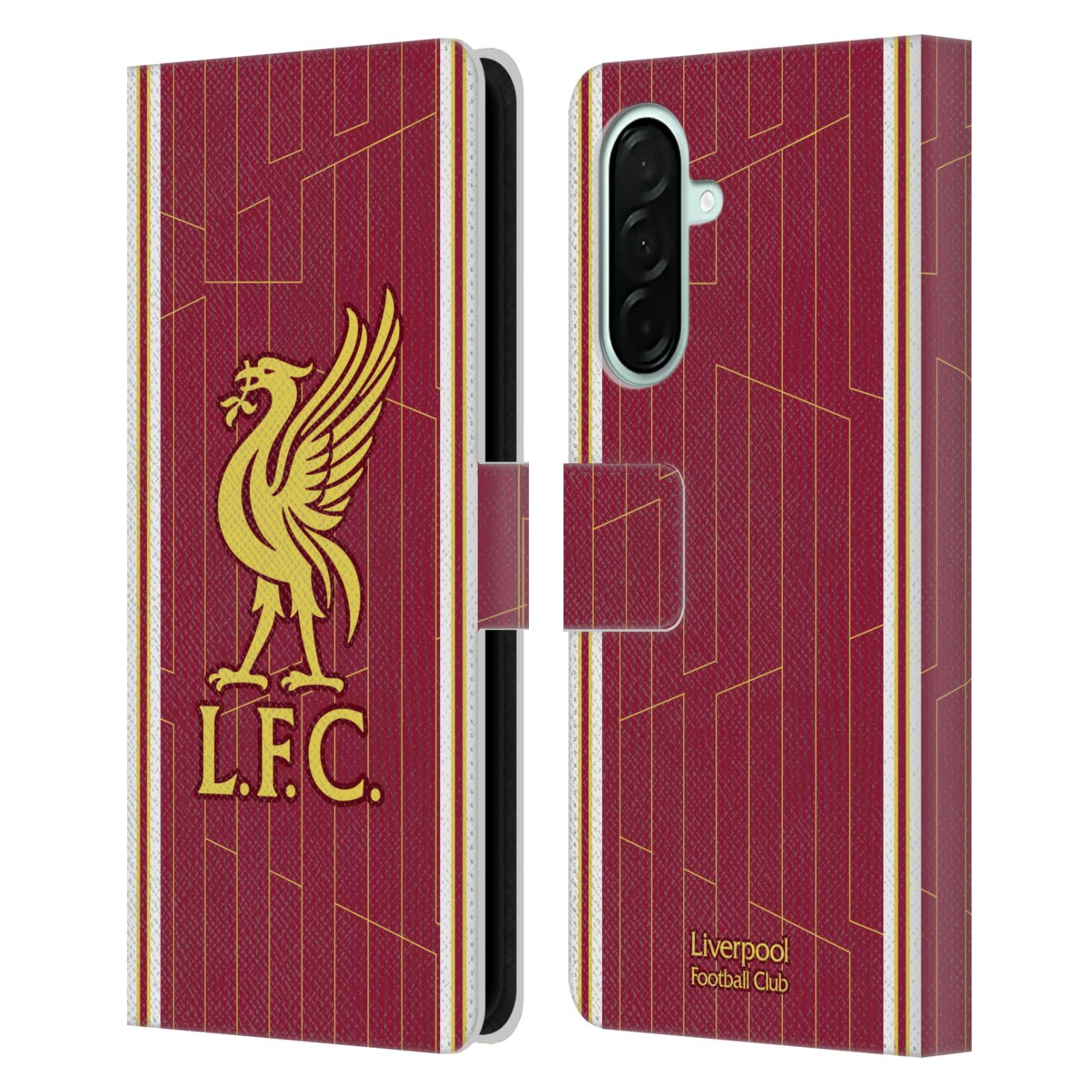 Head Case Designs Officially Licensed Liverpool Football Club Home Kit 2024/25 Leather Wallet Case Compatible With Samsung Galaxy A26 5G — image 1