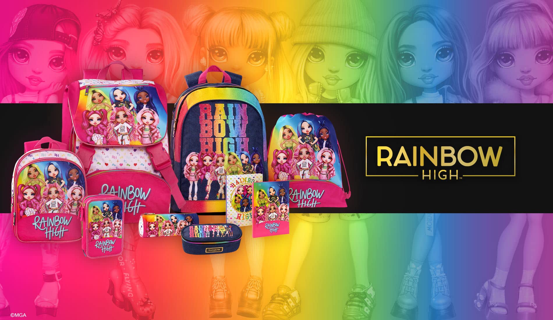 Franco Cosimo Panini Rainbow HighZaino trolley premium