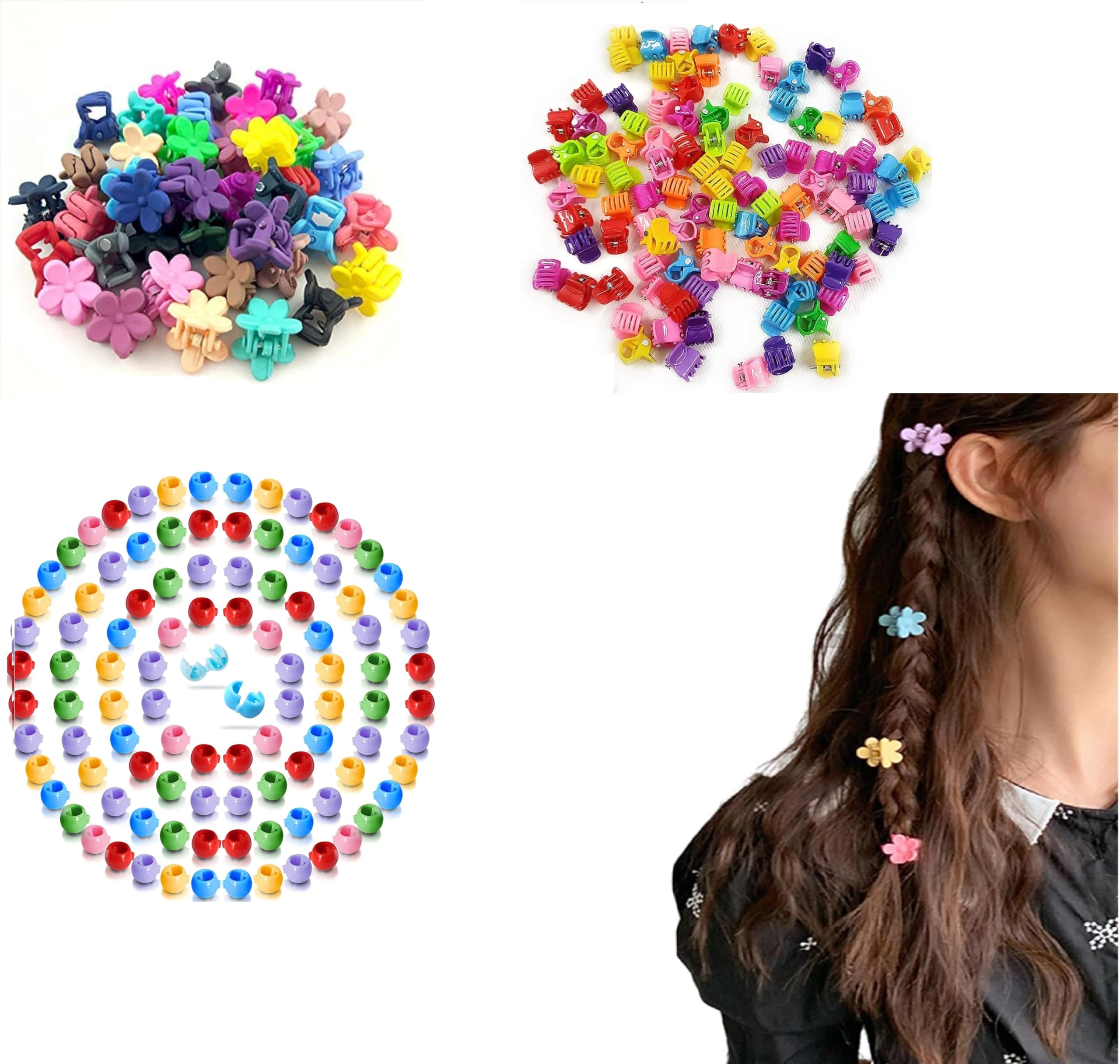 Dishita Creations Hair Combo Set Mini Claw Hair Clips For Baby Girls & Kids & Womens - Mixed Colors (30 Pcs),Multi (B0CTJS79QC) Amazon Price History, Amazon Price Tracker