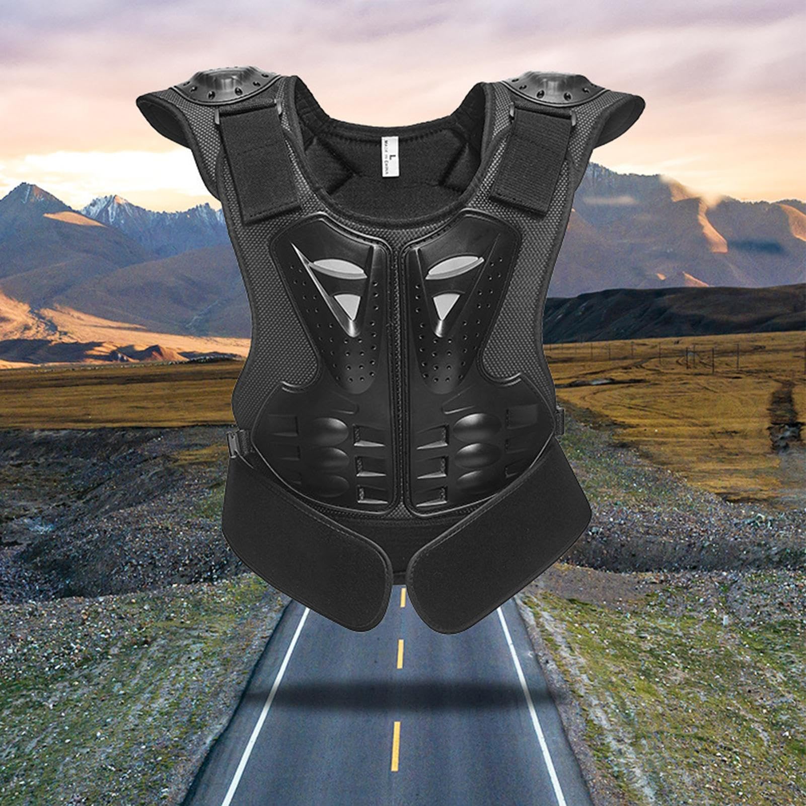 Giovani Dirt Bike Gear Body Vest con gomito e ginocchiere | Attrezzatura da motocross traspirante per ragazzi ragazze sci pattinaggio skateboard bicicletta moto