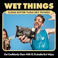 Vista 6 de DUDE Toallitas – Toallitas desechables – Paquete de 6, 288 unidades – Manteca de karité suave – Extra Grande – Vitamina E y Aloe – Seguro