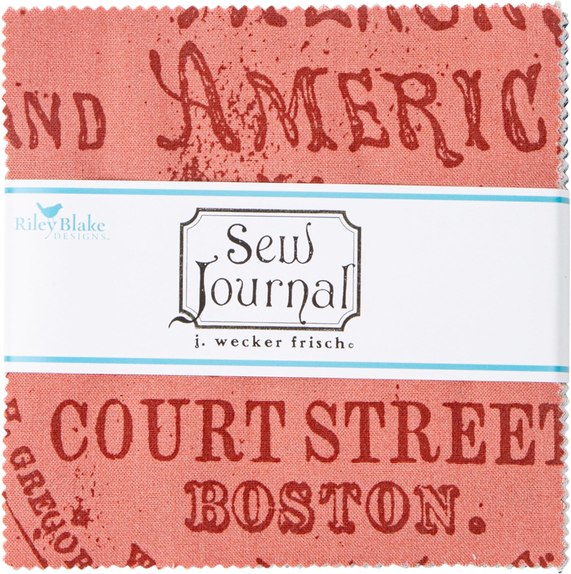 J Wecker Frisch Sew Journal 5" Stacker 42 5-inch Squares Charm Pack Riley Blake Designs 5-13880-42