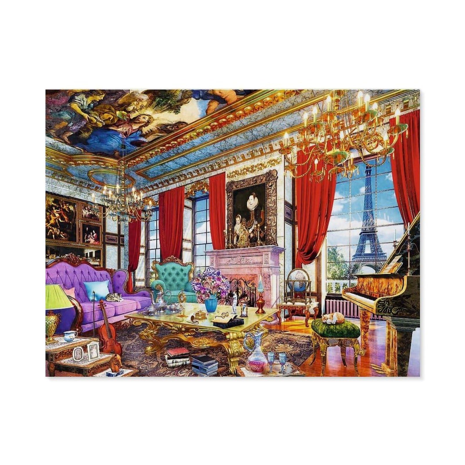 Kits de pintura al óleo DIY de la Torre Eiffel para regalar a adultos y niños