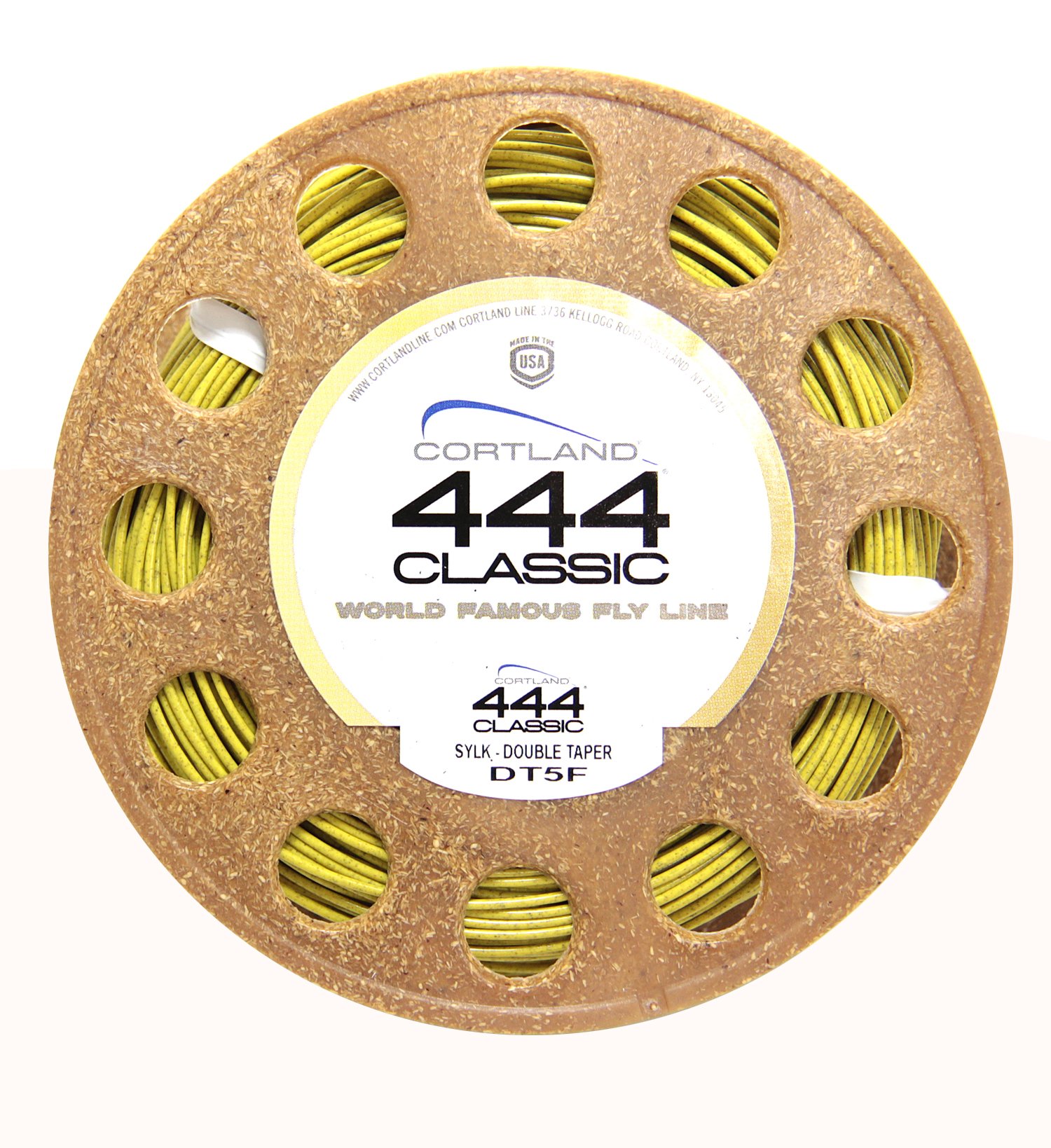 Cortland Line 5DT Sylk Fishing Line, Mustard