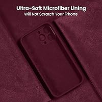 Vista 402 de FireNova Designed for iPhone 13 Pro Max Case, Silicone [Camera Protection] Phone Case with [2 Screen Protectors], Soft Anti-Scratch Microfiber Deep