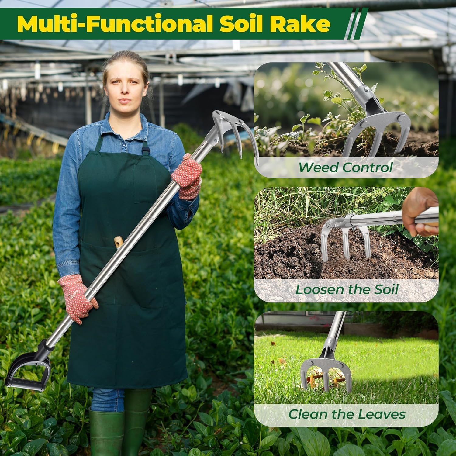 Gereblyék használata a kertben