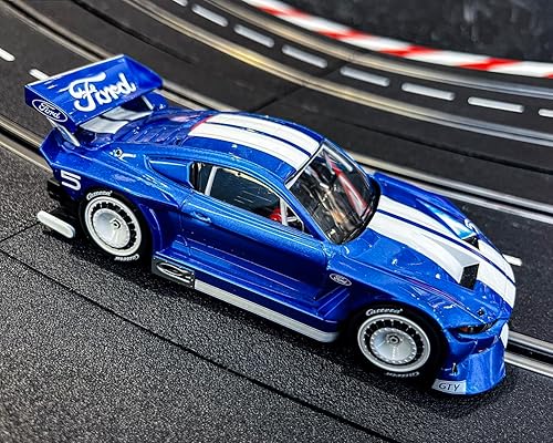 Miniatura 7 de Carrera 31082 Ford Mustang GTY No.5 132 Escala Digital Ranura Coche Carreras Vehículo Digital Ranura Coche Carreras Pistas