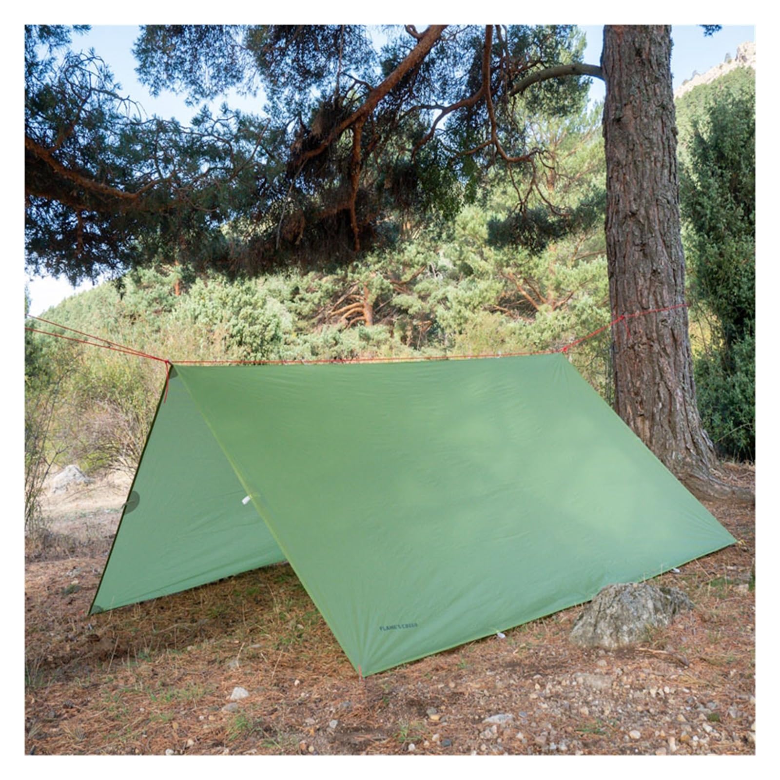 Telo per Tenda da Campeggio 510G 3 * 3 Metri e 620G 4 * 3 Metri 15d Nylon Rivestimento in Silicone Telo for Tenda da Campeggio all'Aperto