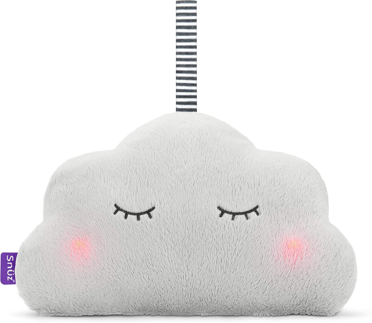 snuzcloud-baby-sleep-aid-with-4-soothing-sounds-and-2-gentle-light-options-soft-plush-feel-portable-stylish