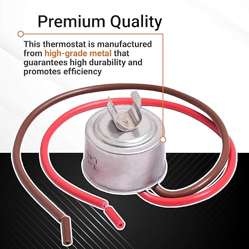 Miniatura 4 de BlueStars Reemplazo de termostato bimetálico de descongelación para refrigerador 4387503 actualizado  Compatible con refrigeradores Whirlpool y