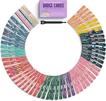Nursing Badge Reference Cards, 54 Clinical Cheat Sheets