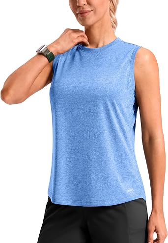 Viodia Womens Sleeveless Workout Tank Tops Athletic Tennis Gym Shirts