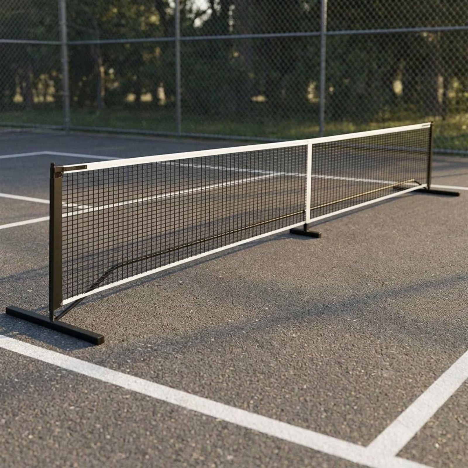 Set Marca Campo Pickleball Portatile Kit Linea Campo Pickleball con Borsa Attrezzatura Sportiva per Torneo