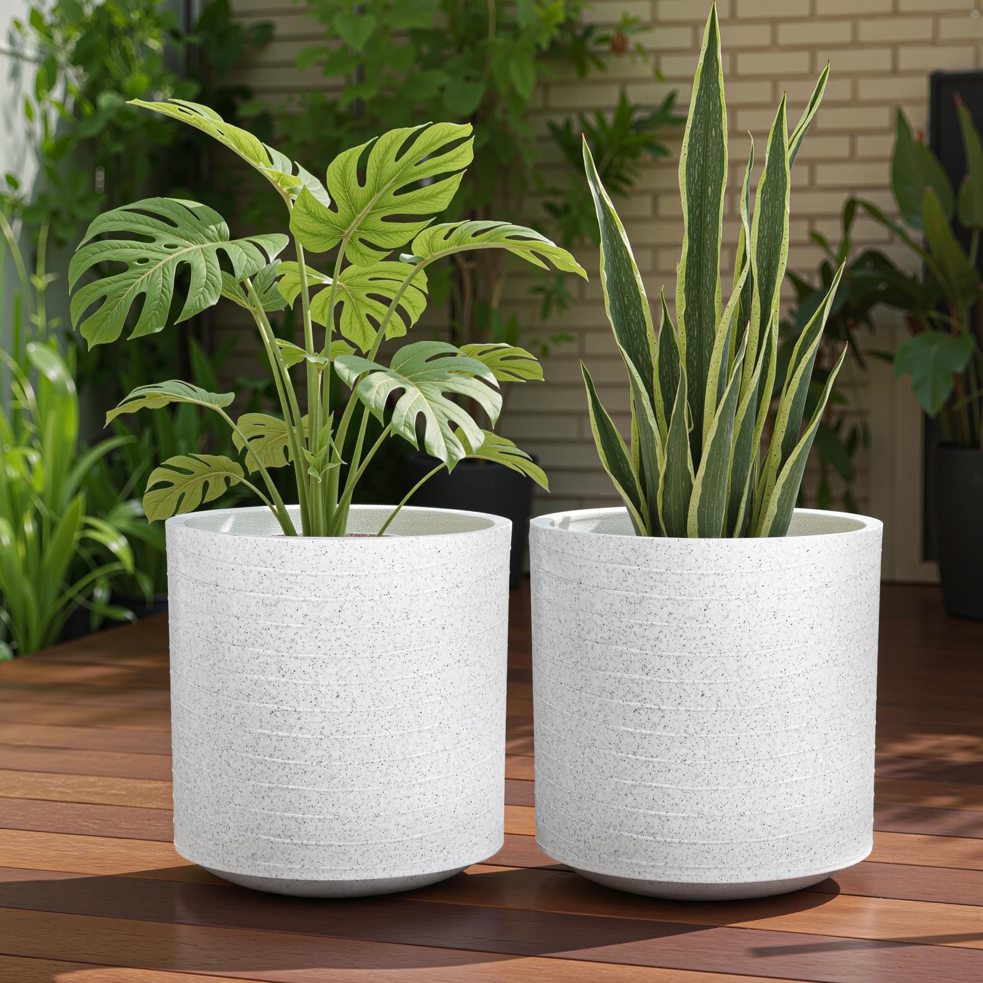 Kuber Industries Flower Pots - 2 Pack, Durable & Stylish -1