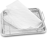 Vista 7 de GUCUJI Cesta de silicona para freidora de aire, antiadherente, fácil de limpiar, apta para lavavajillas (grande)