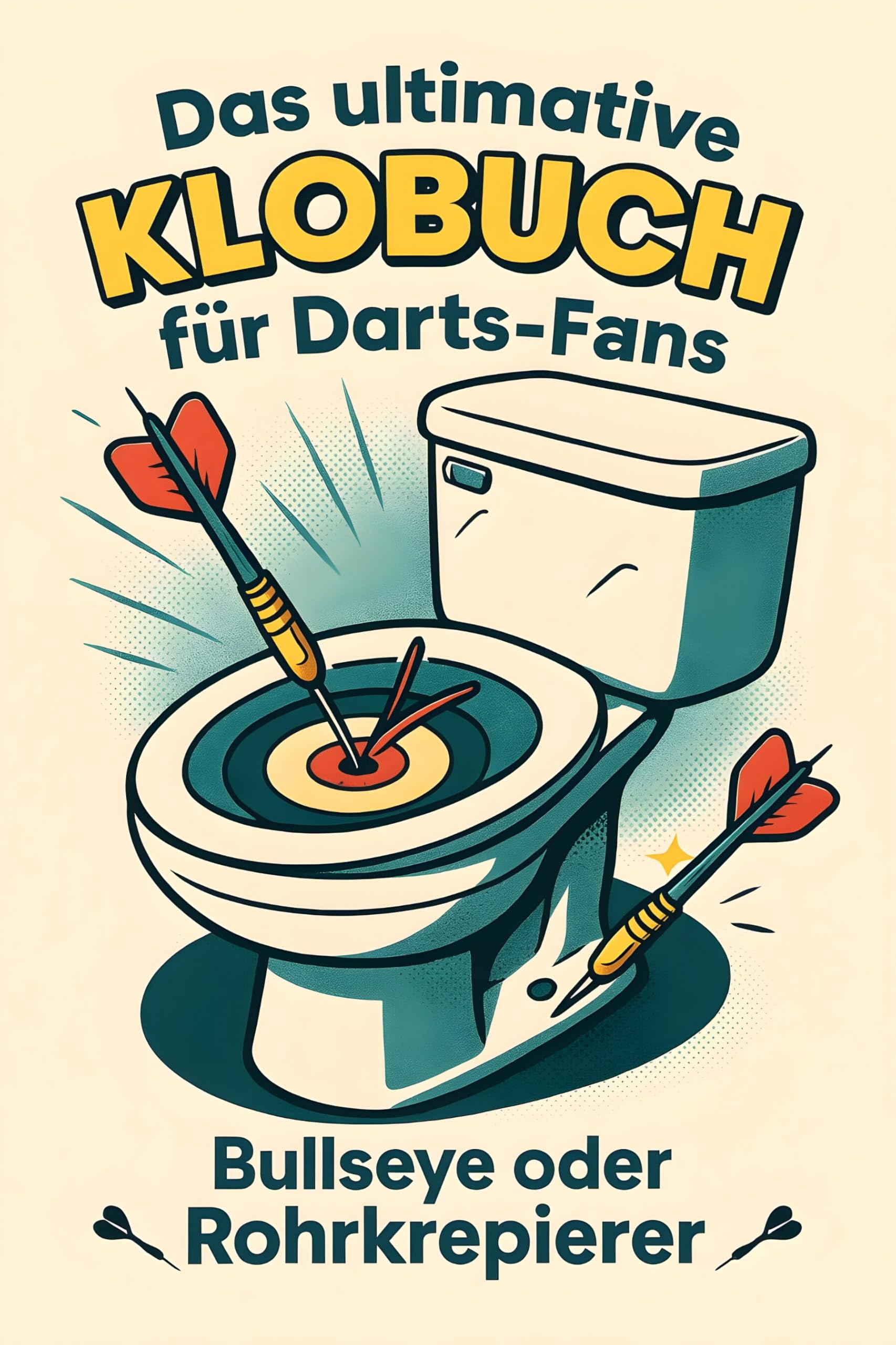 Das ultimative Klobuch für Darts-Fans: Bullseye oder Rohrkrepierer. Lustiges Geschenk mit Lifehacks, Fun Facts und Geschichten