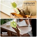 D CRUZZ Portable Mini Fan YL106E with 3 Speed Levels | USB Rechargeable Handheld Fan | Compact Personal Cooling Fan for Home, Office & Outdoor Use gallery image
