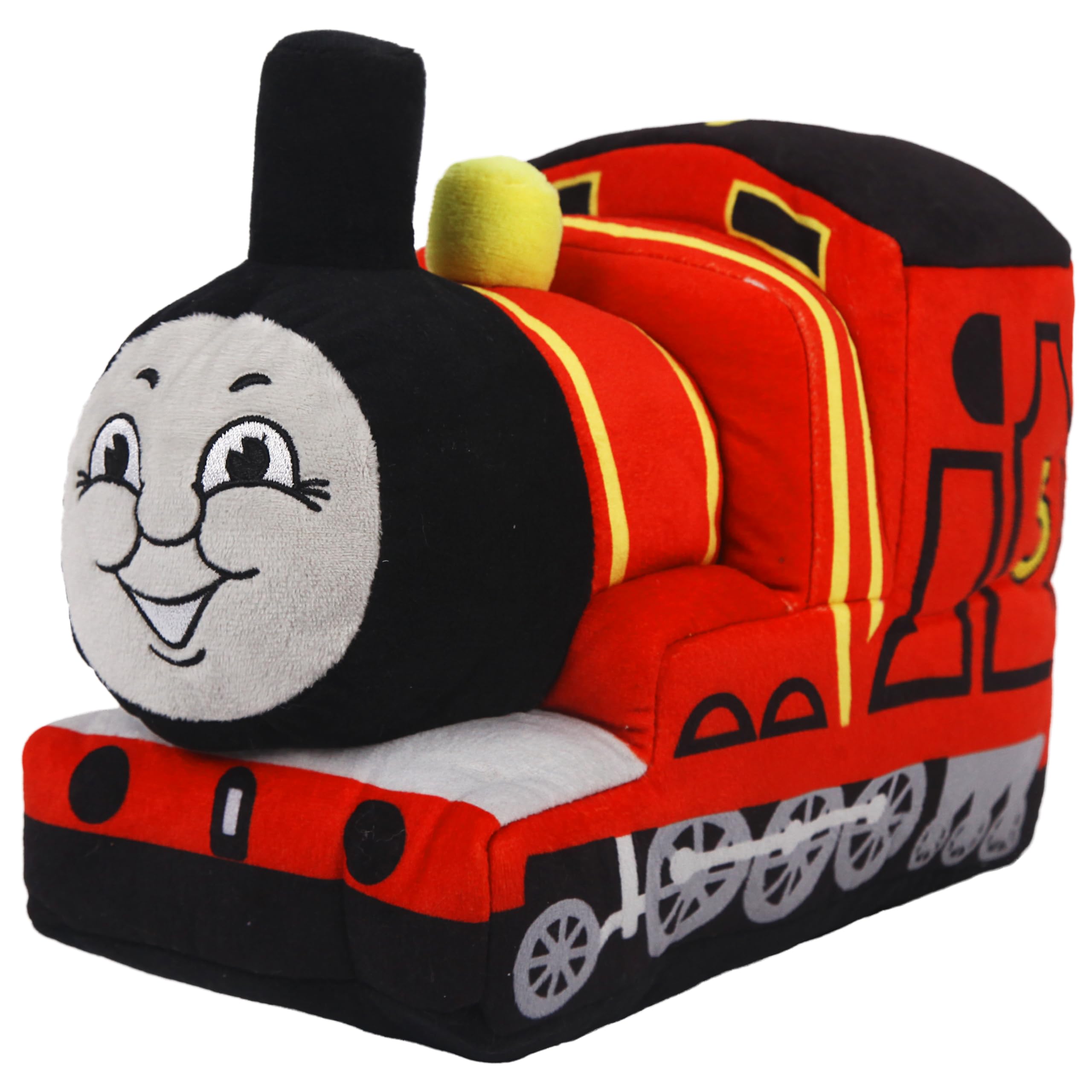 Thomas Train Plush Stuffed Percy Pillow Buddy Super Soft Polyester  Microfiber (James, inch)