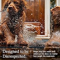 Vista 9 de Bungalow Flooring Waterhog - Tapete para puerta de pasillo, 2 x 5 pies, fabricado en Estados Unidos, duradero y decorativo, antideslizante