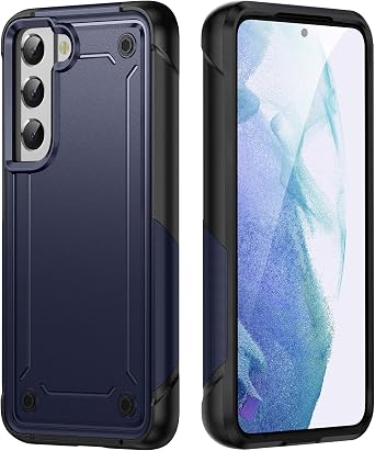 Shockproof Designed for Samsung Galaxy S21 Plus Case 2 in 1 Militay Drop Tested Rugged Heavy Duty Shockprrof Protective for Galaxy S21+ Plus Phone Case Blue
