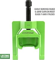 Vista 2 de OEMTOOLS 24538 - Herramienta de extracción de juntas de cardán resistente, herramienta de prensa y extracción de juntas universales para camiones
