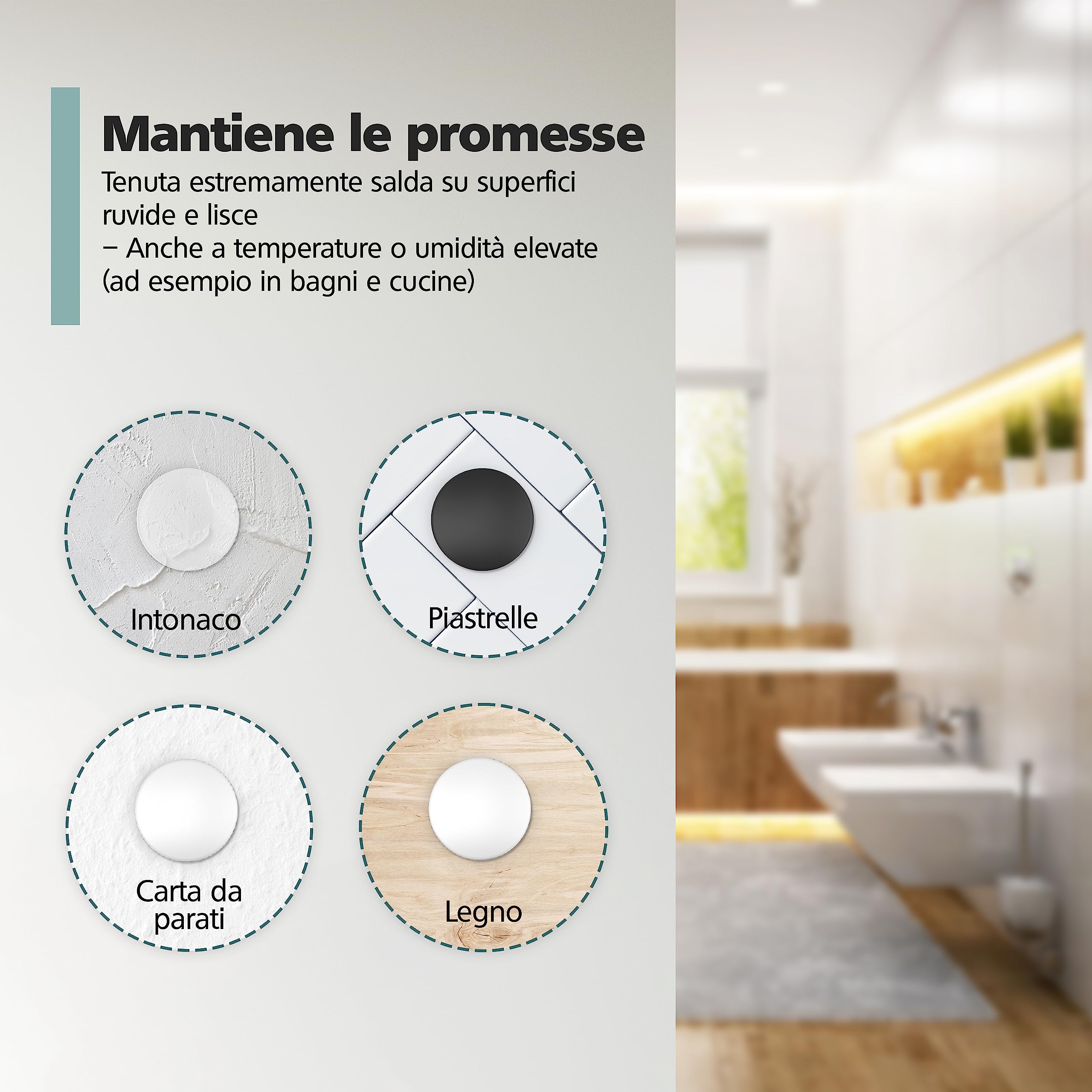 10 x Fermaporta 40 x 8 mm Trasparente - - Paracolpi autoadesivi per porte - - Paracolpi elastici per pareti - - Per proteggere pareti e mobili - - Paracolpi per la maniglia della porta