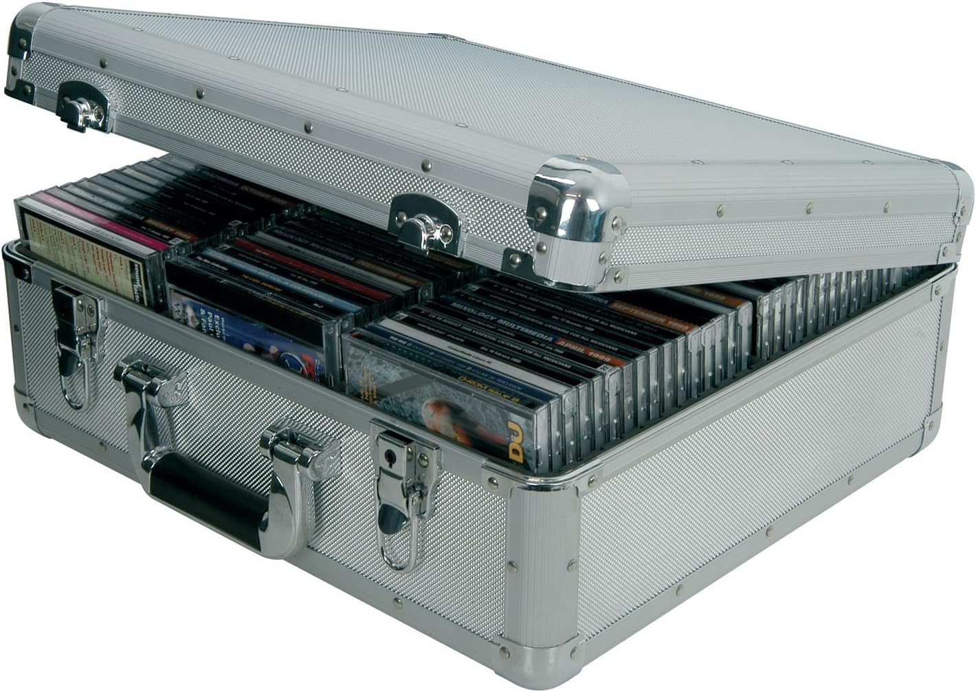 Super Deal Product Citronic Aluminium CD Case 96 CDs Super Deal Product Citronic Aluminium CD Case 96 CDs